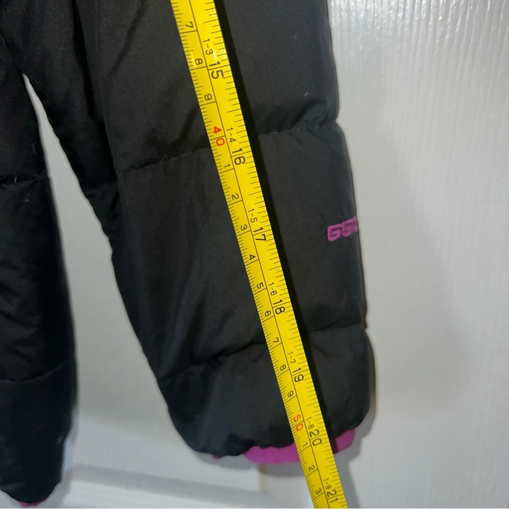 The North Face Primaloft Stow Puffer Jacket Girl  XL TG Full Zip Black & Purpple - Picture 10 of 11